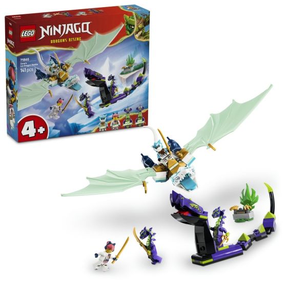LEGO® Ninjago 71865 冰忍的冰龍之戰 (龍模型,忍者遊戲,禮物,玩具)