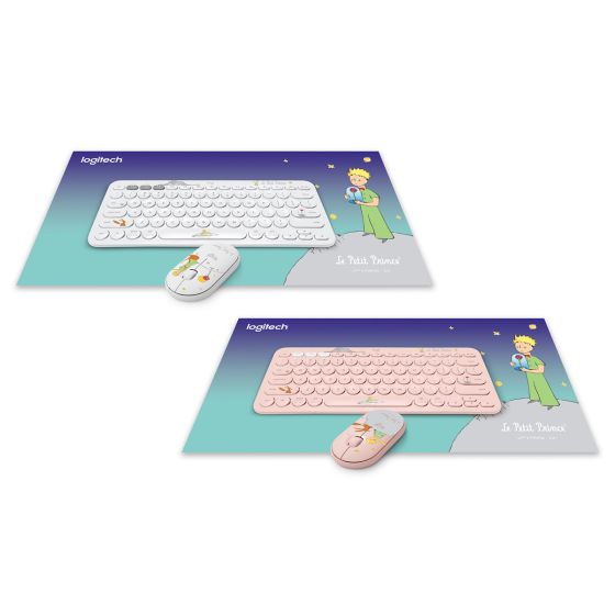 小王子聯名K380+M350鍵鼠套裝 (白色/粉紅色) 7252727_PCS_All