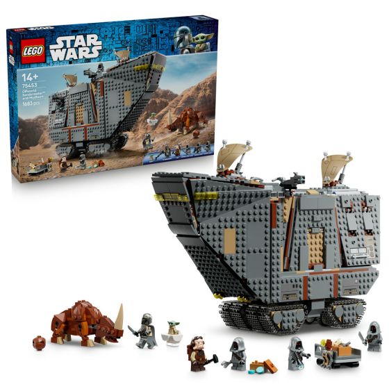 LEGO® Star Wars 75453 Offworld Sandcrawler™ and Mudhorn (Home Decoration,Bricks,Bricks,Gift)