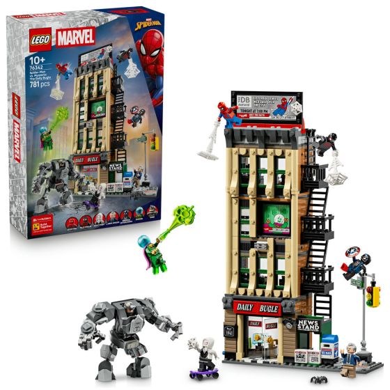 LEGO® Marvel Super Heroes 76342 Spider-Man vs. Mysterio: The Daily Bugle (Bricks,DIY,Toy,Gift)