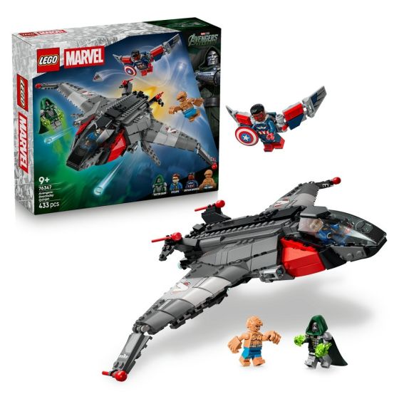 LEGO® Super Heroes Marvel 76347 Avengers: Doomsday Quinjet (Creative,Home Decoration,Bricks,Gift)