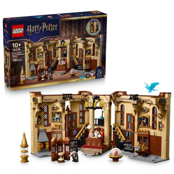 LEGO® Harry Potter 76478 Book Nook: Dumbledore's Office (Building Toy,Bricks,Gift)