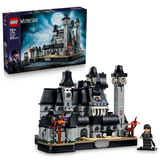 LEGO® Wednesday 76788 Nevermore Academy (Creative,Home Decoration,Bricks,Gift)