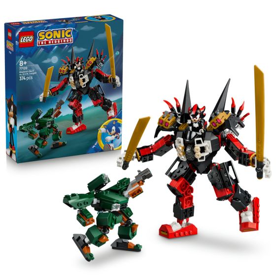 LEGO® Sonic 77120 Shadow's Mech vs. G.U.N. Trooper (Gaming,Creative,Bricks,Gift)