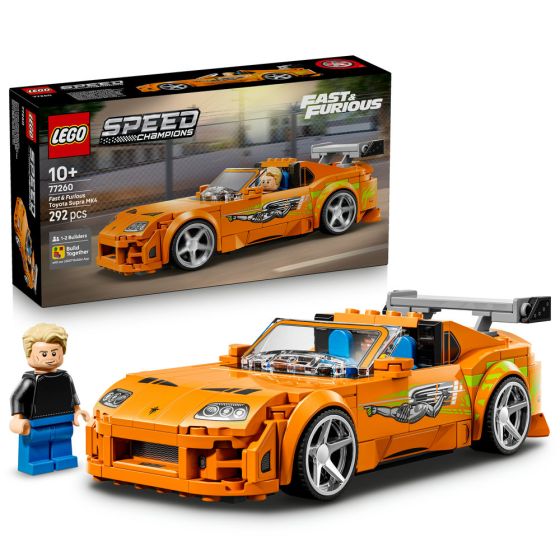 LEGO® Speed Champions 77260 The Fast and The Furious Toyota Supra MK4 (Racing Car,Home Decoration,Bricks,Gift)