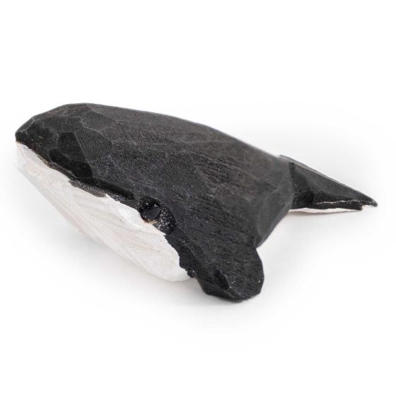 Islandoffer - 木雕可愛條紋鯨魚 785571398489