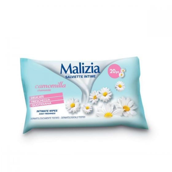 Malizia - 意大利洋甘菊女性濕紙巾 (3包裝) 8003510023219