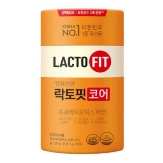 LACTO-FIT 鍾根堂 - [增強版] (橙色) 乳酸菌益生菌 最新升級 5X 配方 (60條 x 2g) CR-8805915681014