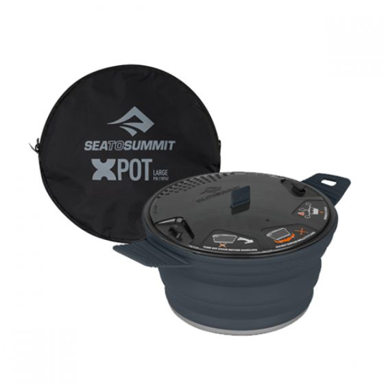 Sea To Summit -摺疊式煮鍋2.8升(連儲物袋) -AXPOTSS2.8-黑色 9327868142460
