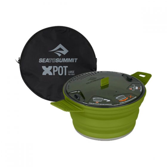 Sea To Summit -摺疊式煮鍋2.8升(連儲物袋) -AXPOTSS2.8-綠色 9327868142477