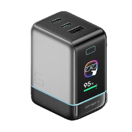 CUKTECH - No.6 Ultra GaN 100W 數顯充電器 [AD653U] AD653U_UK_GY