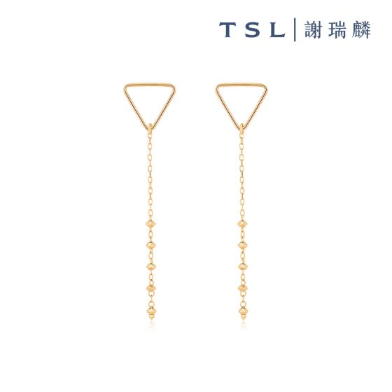 TSL|謝瑞麟 - 18K玫瑰色黃金耳環 AG703 AG703-NANA-R-XX