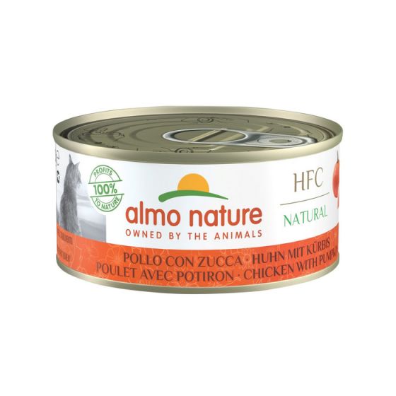 Almo Nature - HFC Natural 雞肉 南瓜 (150g)貓罐頭 #5123/001129ALMO_001129