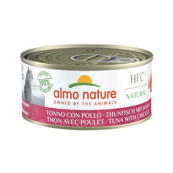 Almo Nature - HFC Natural 吞拿魚 雞肉 (150g)貓罐頭 #5129/001181ALMO_001181