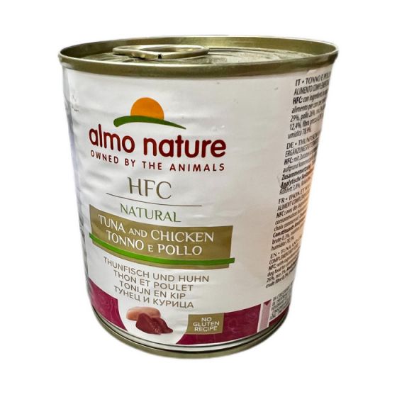 Almo Nature - HCF Natural 雞肉 吞拿魚(290g)狗罐頭 #5522/124309新舊包裝ALMO_124309