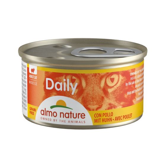 Almo Nature - Daily 雞肉(85g)成貓主食慕絲罐頭 #153/125023ALMO_125023