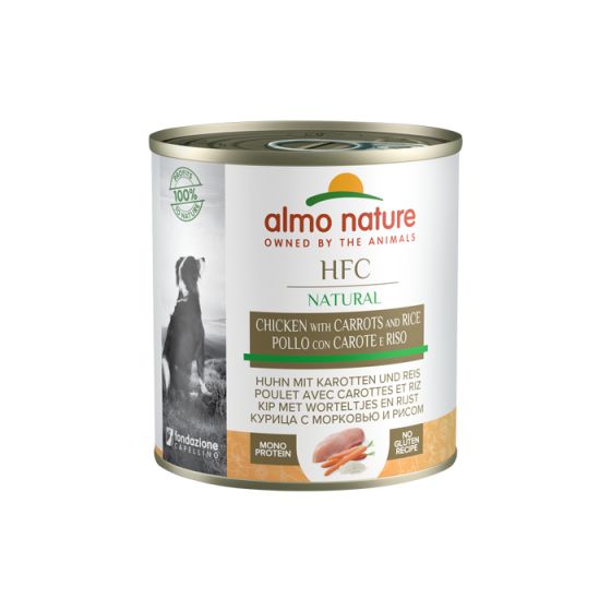 Almo Nature - HCF Natural *雞肉 紅蘿蔔 米飯*(280g)狗罐頭 #5561/125242ALMO_125242