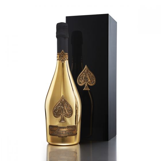 Armand de Brignac - Brut Gold Champagne NV 750ml (with wooden gift box)(RP93)  AMAND_GOLD