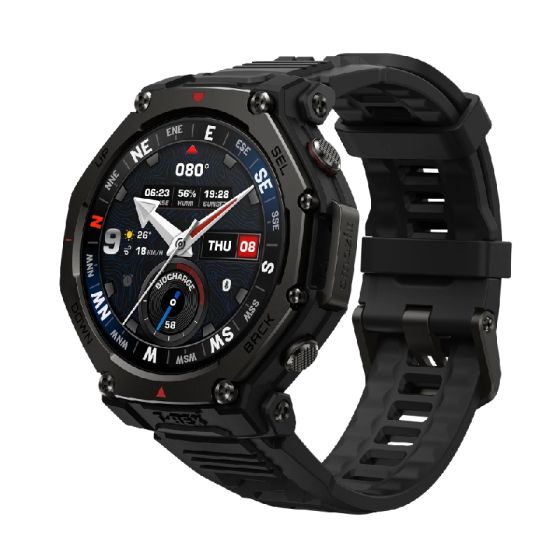 Amazfit - T-Rex 3 Pro 軍規運動智能手錶 [黑色/黑金色]