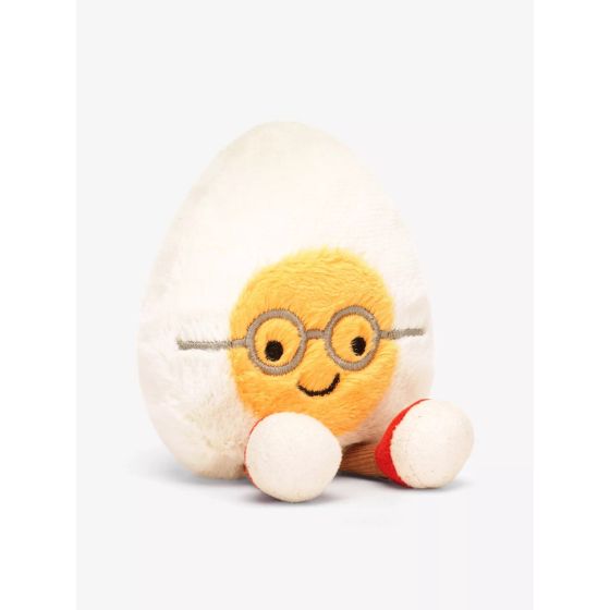 Jellycat - 戴眼鏡熟蛋公仔 14cm