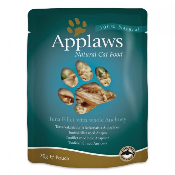 Applaws - 吞拿魚+鯷魚(70g)貓袋裝濕糧 #8006 APP-8006