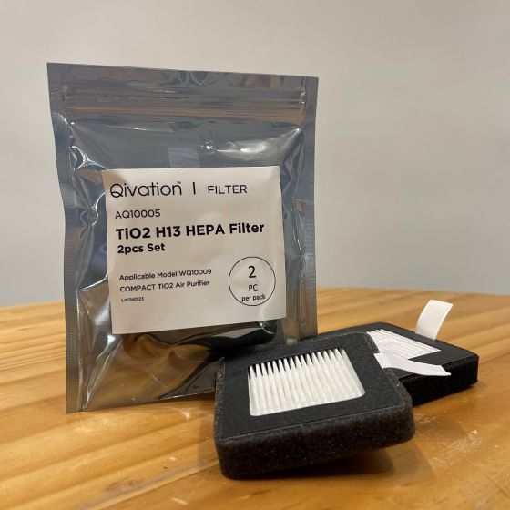 Qivation - 光觸媒 H13 HEPA過濾器 2 件優惠裝 AQ10005