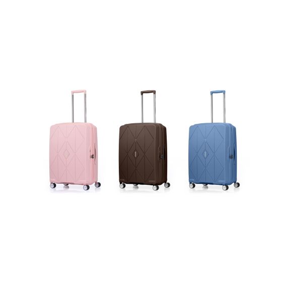 American Tourister - ARGYLE 行李箱 (55/68/81厘米) (TSA/可擴充 TSA) V2 (復古粉紅色/黑朱古力色/石板藍)
