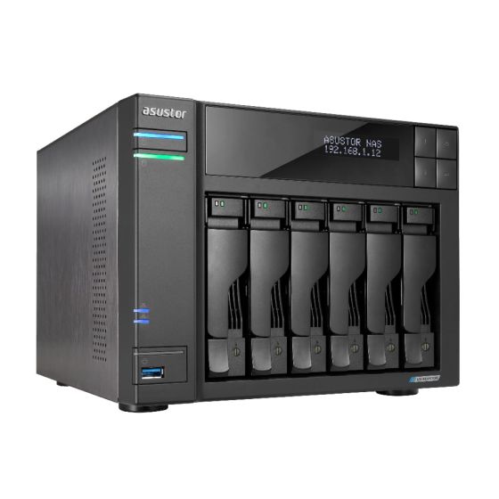 ASUSTOR - Lockerstor Gen 2 AS6706T (LCD Panel) 網路儲存裝置 AU-NAS-AS6706T
