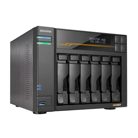 ASUSTOR - Lockerstor 6 Gen3 AS6806T 網路儲存裝置 AU-NAS-AS6806T