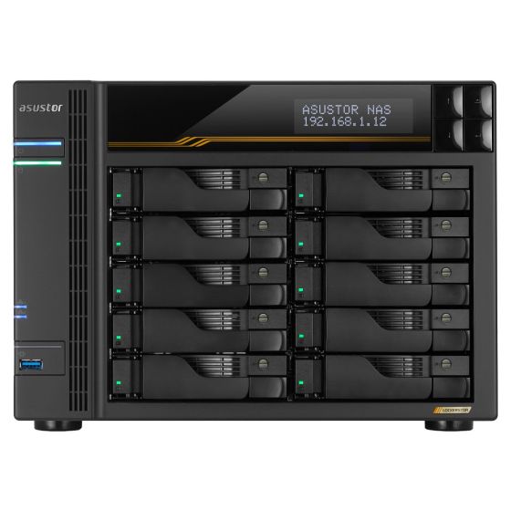 ASUSTOR - Lockerstor 10 Gen3 AS6810T 網路儲存裝置 AU-NAS-AS6810T