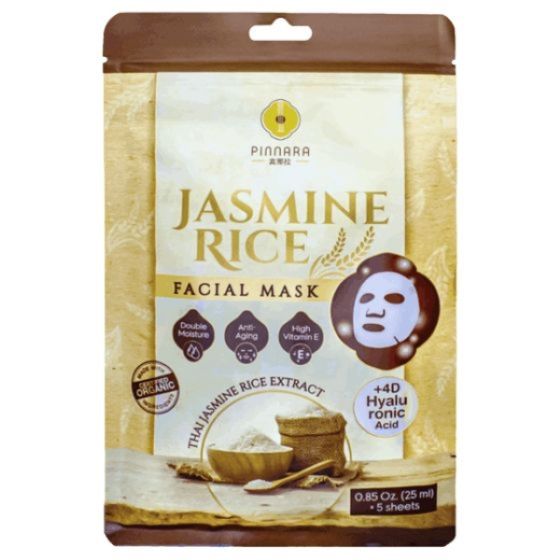 [電子禮券]Big C- Pinnara 有機茉莉香米潤肌修護面膜 5片
