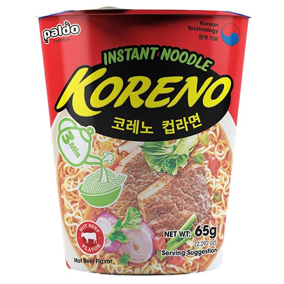 [電子禮券]Big C- Koreno 韓式辣牛肉杯麵 65克 CR-BC-8936028642071