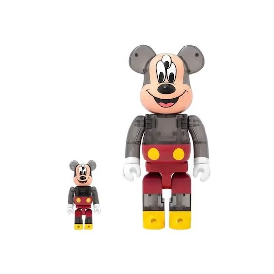 Be@rbrick - CLOT x 3125C x Disney 3-Eyed Mickey Mouse 100% & 400% Set