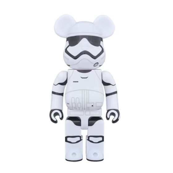 Be@rbrick - First Order Stormtrooper 100%White Bear-Stormtrooper