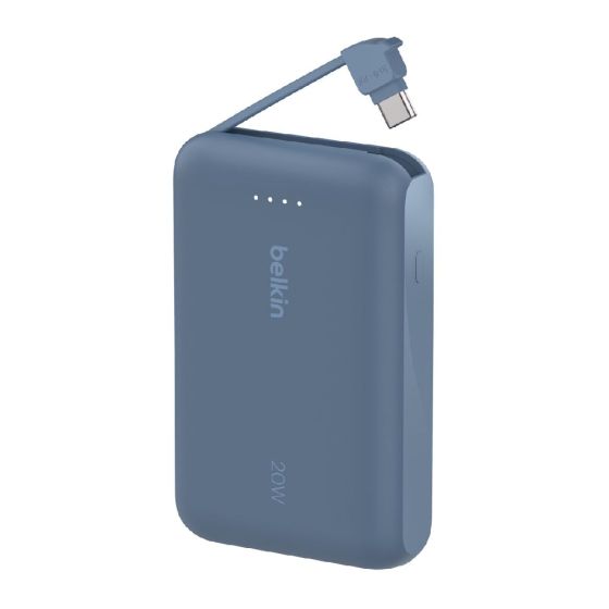 [3C CCC認證] Belkin - BoostCharge Power Bank 10K With Integrated Cable [Multi-Color] CR-BEL-PB-BPB021-A