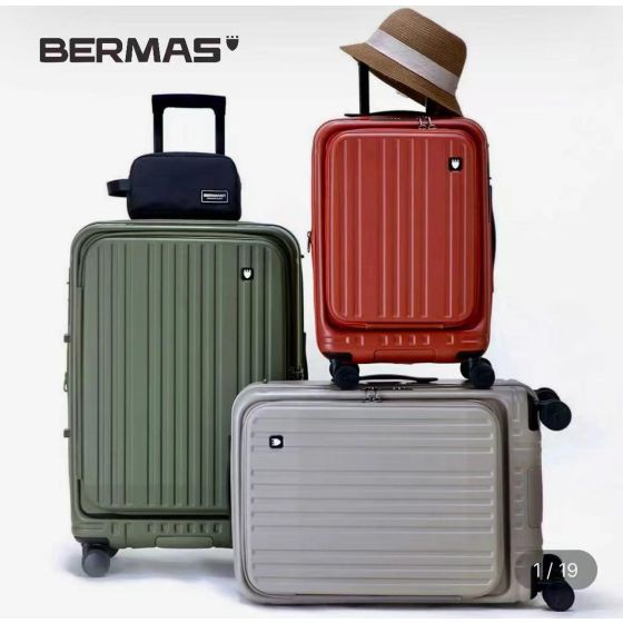 [以舊換新優惠]電子券-BERMAS - 高端前開蓋煞車行李箱 2.0 (20/26/29吋) (6色可選)