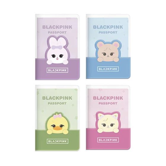 BLACKPINK - [BPPOPUP] CHARACTER PASSPORT CUSTOM KIT [4個角色] BP-BPPOPUP-PC_MO