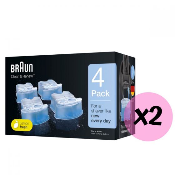 Braun CCR4 Clean & Charge 匣式清潔液補充裝 x2盒 C01212