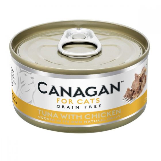 Canagan - 吞拿魚伴雞肉貓罐頭 (75g) #WU75 CANA-WU75