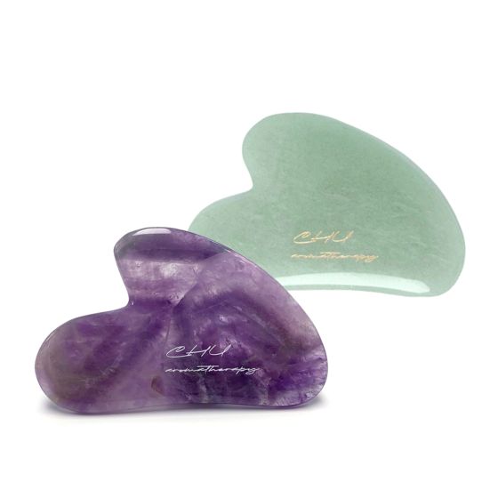 CHU Aromatherapy - 刮痧美膚板 (紫⽔晶 / 東菱玉) CHU-GUA-MO