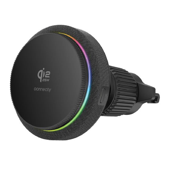 Connecty - MagChill 25W Qi2.2 自動冷卻車載磁吸充電支架 CM125D CM125D