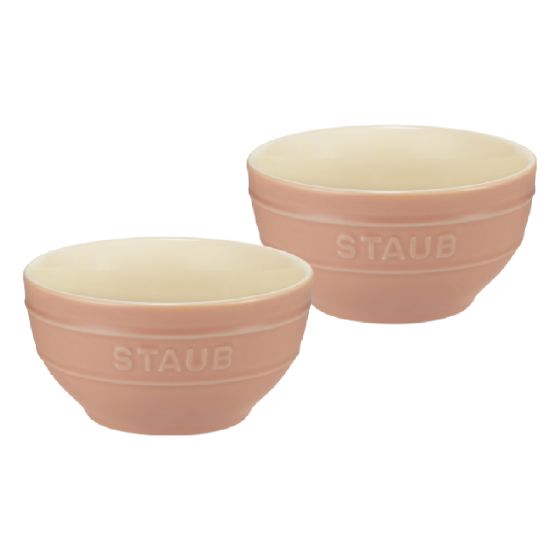 staub 陶瓷碗2件 12cm/0.4L (蜜粉色) CR-231023959