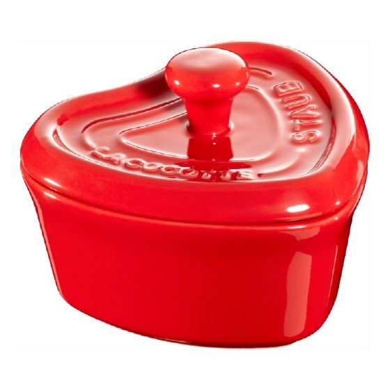 staub Ceramic Heart Cocotte 10cm/0.2L Cherry CR-2340511092