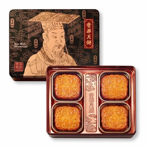 [電子換領券] 奇華餅家- 雙黃純白蓮蓉月(四個裝) CR-25MAF-KW01