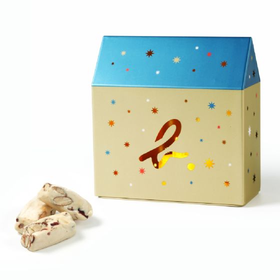 [電子換領券] agnès b. CAFÉ - 燭光小屋禮盒--法式牛軋糖（15粒） CR-25XMAS-AB01