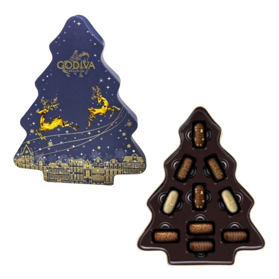 GODIVA - 聖誕巧克力樹型禮盒10顆裝 CR-25XMAS-GD04