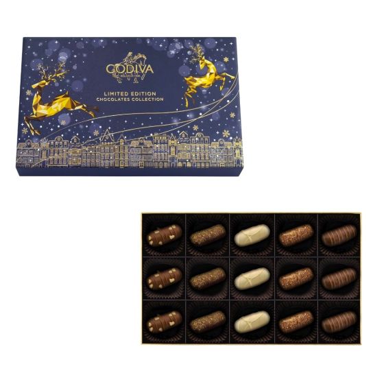 GODIVA - 聖誕巧克力禮盒15顆裝 CR-25XMAS-GD05
