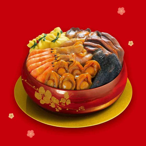 [電子換領券]大家樂 - 鮑魚花膠海參福袋盆菜 (6位用) CR-26CNY-CDCPC03