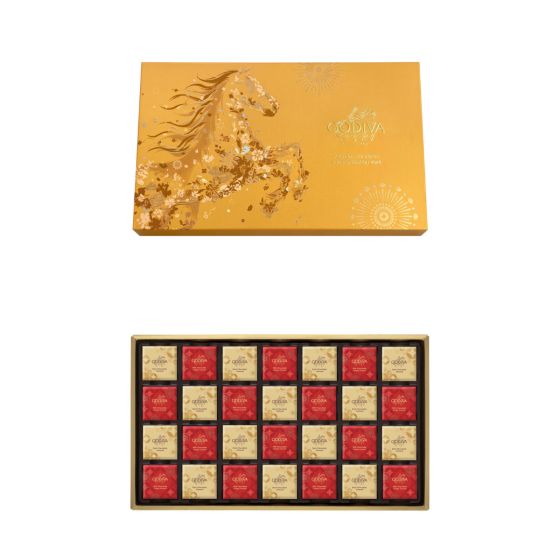 GODIVA - 新年片裝巧克力禮盒28片裝 CR-26CNY-GD02