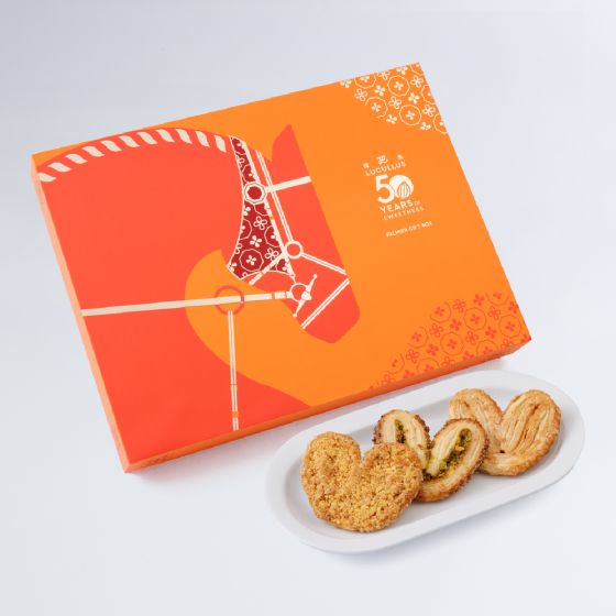 [電子換領券] 龍島 - 天駿錦年蝴蝶酥禮盒 (18件裝) CR-26CNY-LUC05